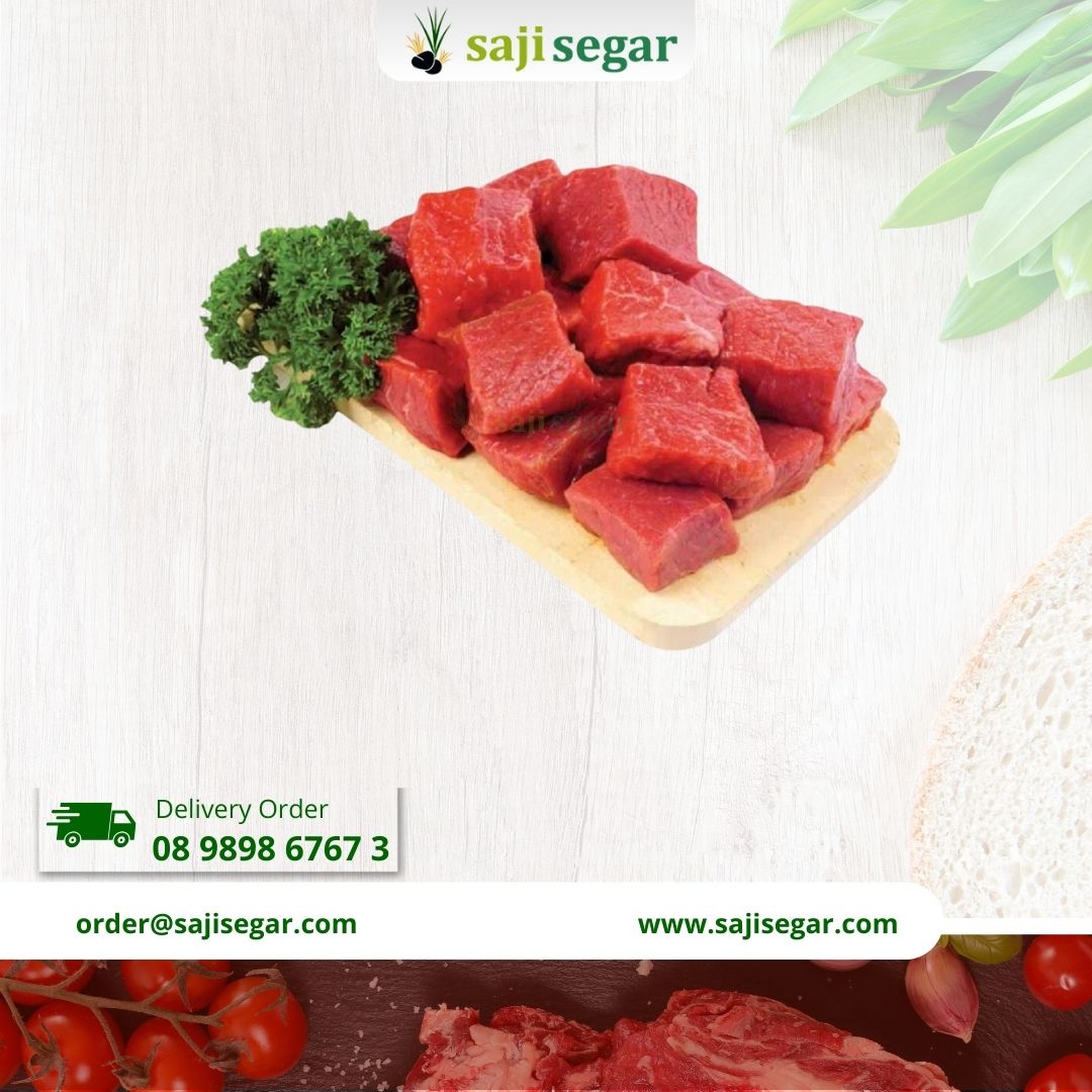 DAGING SAPI POTONG RENDANG FRESH 1Kg